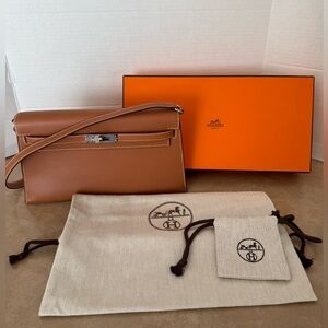 Hermes Madame Calfskin Kelly Elan Gold
